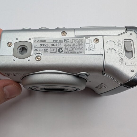 Canon PowerShot A510 3.2MP 4x Optical Zoom Digital Camera Silver Y2K - Tested - Picture 3 of 9